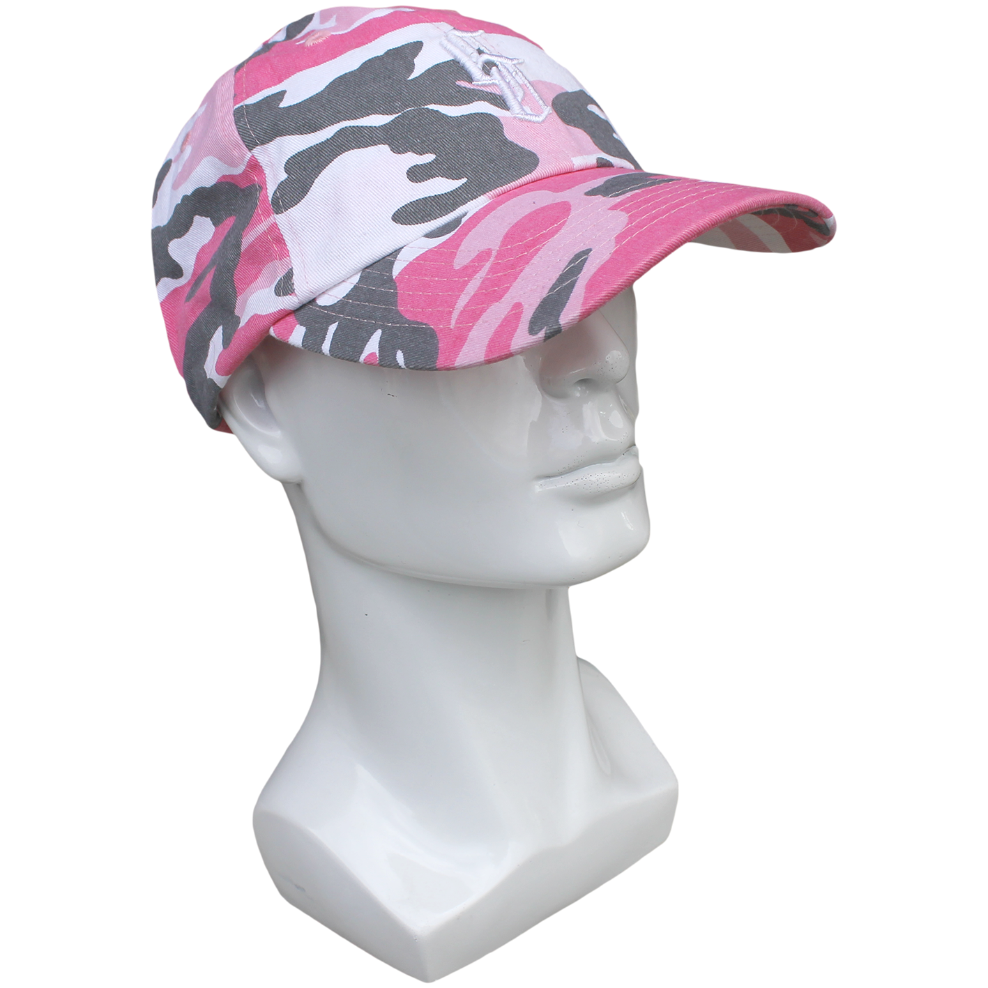 Pink camo baseball deals cap